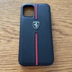 Ferrari フェラーリ iPhone 12 mini ケース ブラックのサムネイル