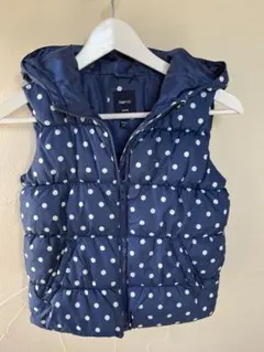 【サイズ130】Gap Kids フード付ダウンベスト