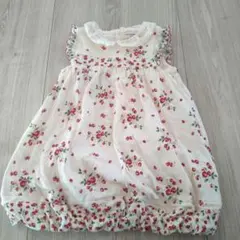 センスオブワンダー　野イチゴ柄バルーンワンピース　90サイズ