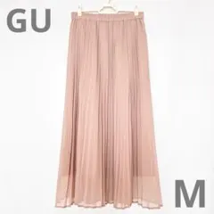 【新品・未使用】GU プリーツスカート ロングスカート スカート M レディース