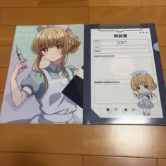 くじQお隣の天使様2 椎名真昼 缶バッジ クリアカード 特典ポストカード