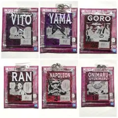 ワンピースベースショップくじ　6種　アクリルブロックチャーム