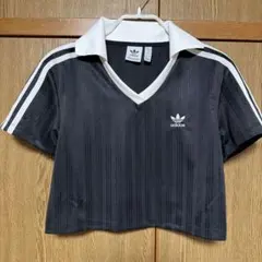 レディース ツイードポロシャツ クリスタルスカイ adidas アディダス