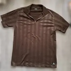 ハーフジップ ポロシャツ