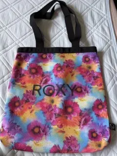 ROXY ロキシー × 蜷川実花 ビーチバッグ 花柄 メッシュ素材のサムネイル