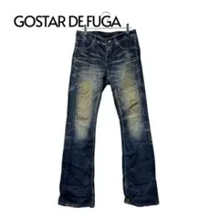 00s GOSTAR DE FUGA Flare Lame Denim Y2Kのサムネイル