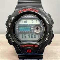 【電池交換済】CASIO　G-SHOCK　DW-6100　ブラック　レア廃盤品のサムネイル