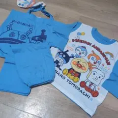 アンパンマン 長袖パジャマ＋バッグ 90cm 新品未使用タグ付