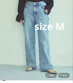 高山直子 EiiS グローバルワーク ストレート デニム