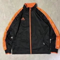 adidas アディダス トラックジャケット ジャージ ブラック×オレンジ
