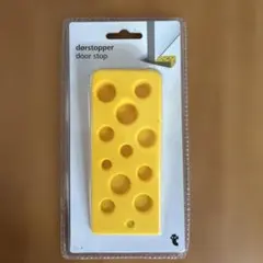 チーズ型 ドアストッパー イエロー