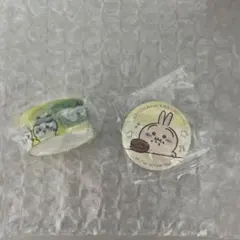 ちいかわ×くら寿司　缶バッジ＆マスキングテープ