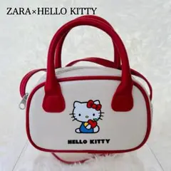 ZARA & HELLO KITTY コラボ ミニボウリングバッグ 2wayのサムネイル