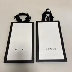 GUCCI ショッピングバッグ ホワイト/ブラック ショッパー 紙袋 ギフト美品