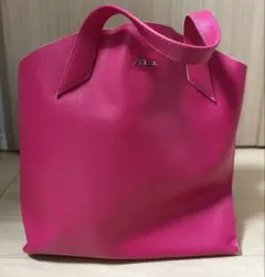 FURLA ピンク ハンドバッグ 保存袋付き