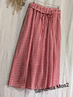 ✾ Samansa Mos2 ✾ ギンガムチェック スカート