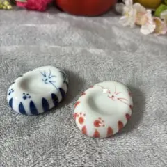 b5 お洒落で可愛いねこの箸置き2点セット