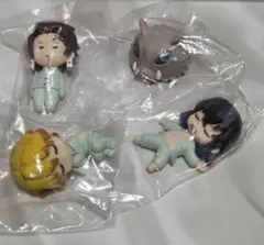 鬼滅の刃　ねむらせ隊　竈門炭治郎　我妻善逸　嘴平伊之助　ガシャポン　3点　セット