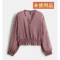 【H&M】未使用品　タイディテールブラウス