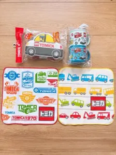 トミカ TOMICA パトカー ランチボックス プラコップ タオルハンカチセットのサムネイル
