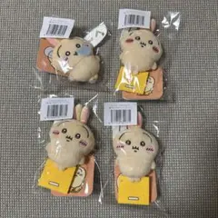 うさぎだらけくじ　E賞ぬいぐるみバッジ　4点セット