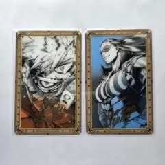 僕のヒーローアカデミア 原画展 ヒロアカ展 箔押しクリアカード 爆豪勝己 スター