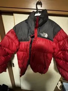 THE NORTH FACE ダウンジャケット M レッド/ブラック
