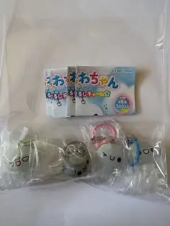 ぷくぷくあわわちゃん ころんとクリアめじるしチャーム　4種セット ガチャ