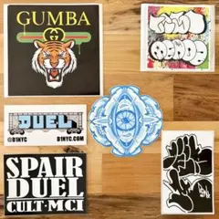 ② グラフィティー ステッカー 6枚セット graffiti グラフィティ