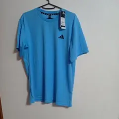 新品未使用adidas 青 Tシャツ M