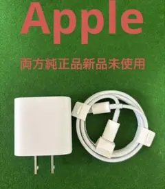 Apple 純正20W USB-C電源アダプターとケーブルセット