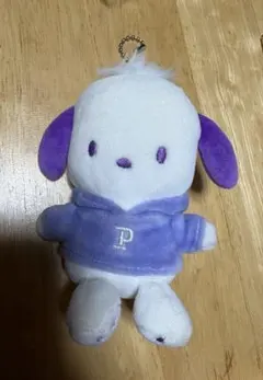 【美品】 ポチャッコ フード付き マスコット ぬいぐるみ キーホルダー