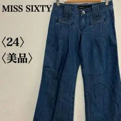 MISS SIXTY ワイドパンツ レディース デニム ジーンズ ジーパン Sのサムネイル