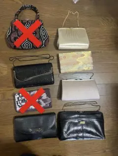 ビーズバッグ 和装バック　フォーマルバック まとめて8点セット