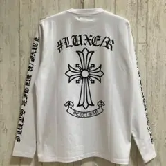 LUXE/R クロスプリント ロングTシャツ