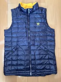 【美品】ZOYキルティングベスト ネイビー Mサイズ