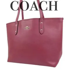 COACH コーチ トートバッグ レザー 赤 レッド F58846 ショルダー