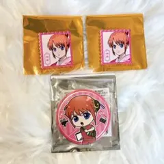 銀魂　新劇場版　吉原大炎上篇　神楽　缶バッジ ステッカー　3点セット