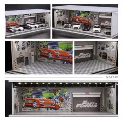 グリーンライン格納庫2・ネオガレージ・ディスプレーBOX/スタイリッシュジオラマ グリーンラインガレージ2・ネオ格納庫・ディスプレーBOX
