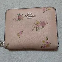 ゆ*️様 COACH 花柄 二つ折り財布 ピンク