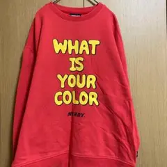 NERDY スウェット レッド Mサイズ