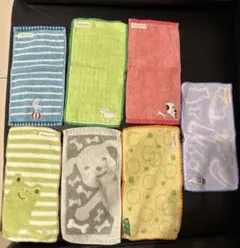 未使用 ベルメゾン ちょこちょこ ハーフハンカチ 千趣会 7枚のサムネイル