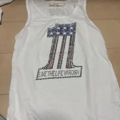 바로쉬 탱크탑 라인스톤 화이트 46
