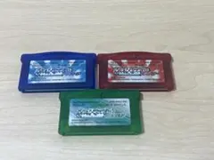ウ*ン様 ポケットモンスター エメラルド・サファイア・ルビー 3本セット