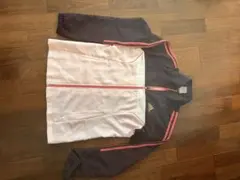 adidas ジャージ　トップス　ピンク　紫