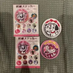 ディズニー刺繍ステッカー　２つセット