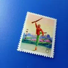6600 外国切手 中国 文革時期 1975年 現代バレエ 白毛女 1種