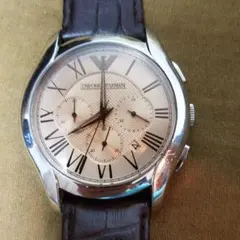 【EMPORIO ARMANI】腕時計 クロノグラフ付