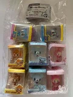ナルミヤキャラクターズ ミニチュアパッケージチャーム 全8種コンプリート ガチャ