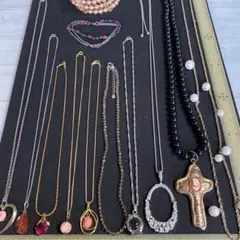 まとめ売りアクセサリーP6☆ネックレスなど12点オークション
